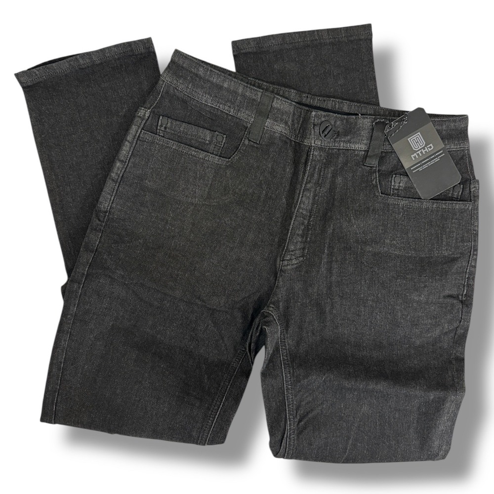 MTHD Tactical Drift Stretch Jeans Black Thermal Regulation Mens 32x32 NWT